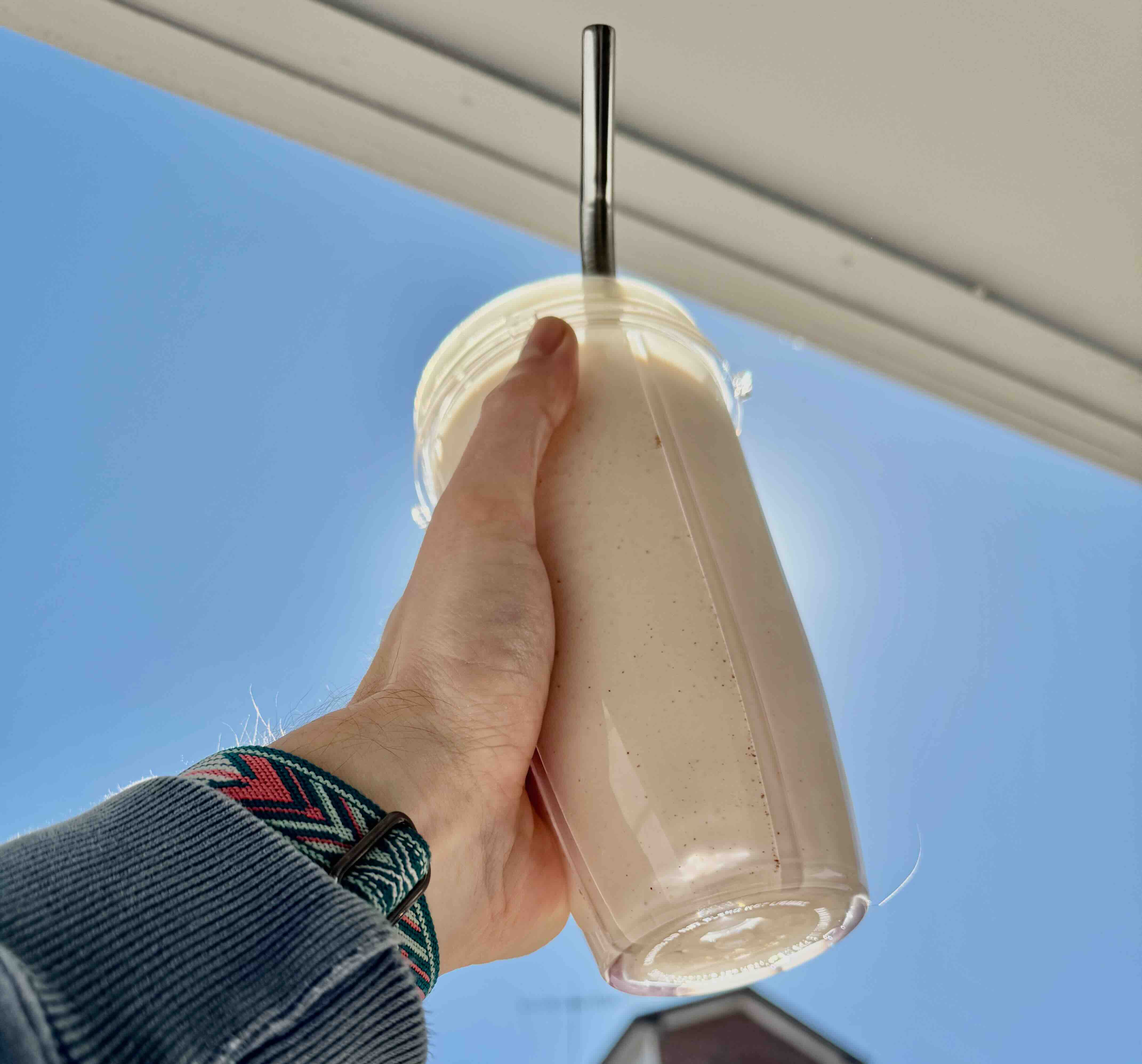 Peanut Butter Peach Insanity Smoothie